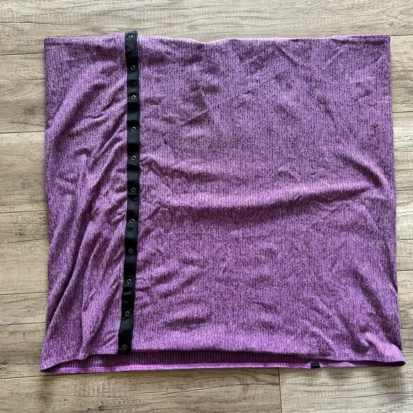 Lululemon athletica Vinyasa Scarf Infinity Purple Snap Stripe Stretch - Picture 1 of 3